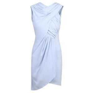 IRO Blue Ermett mini draped dress size medium